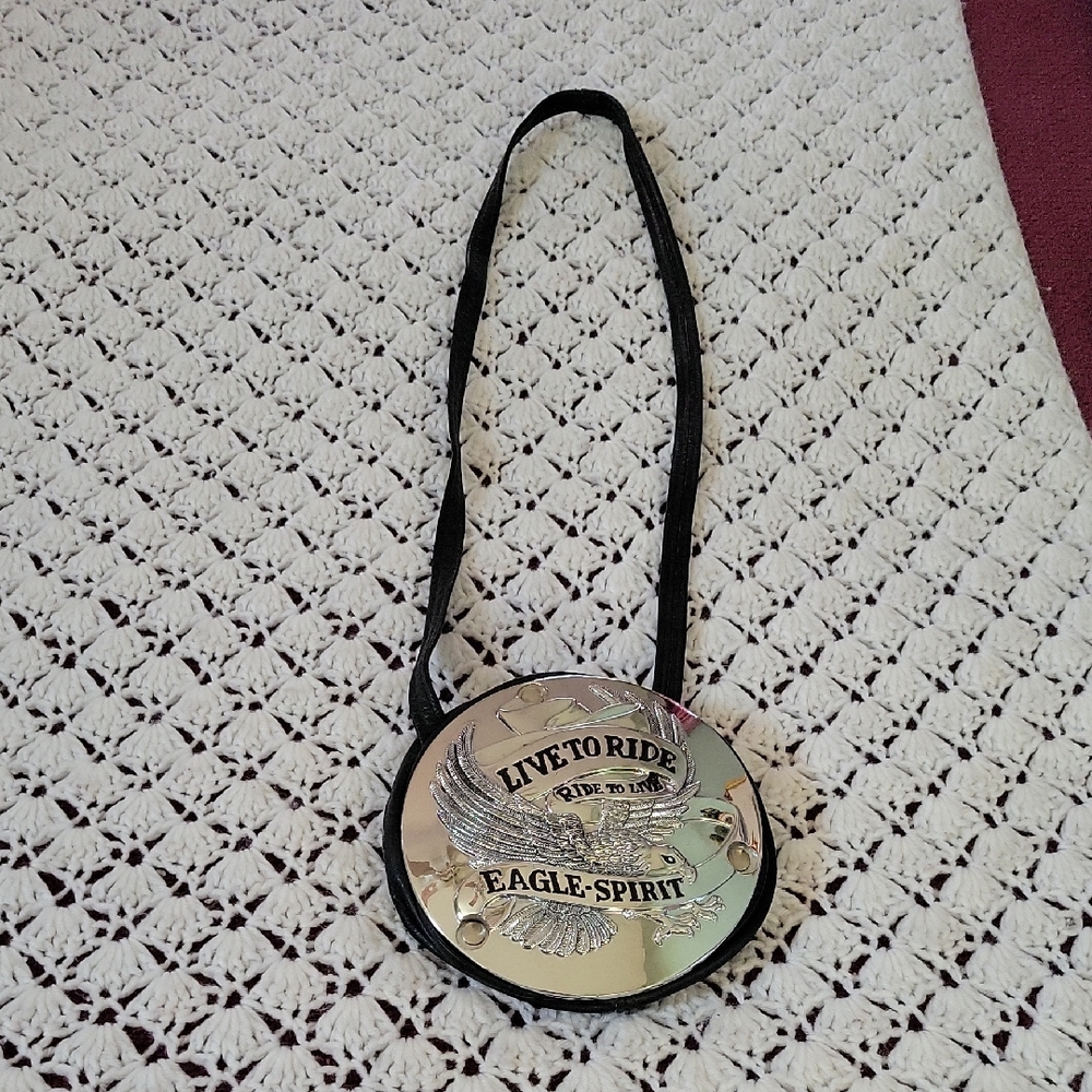 HARLEY-DAVIDSON TIMER COVER PURSE UNIQUE & RARE "LIVE TO RIDE EAGLE"
